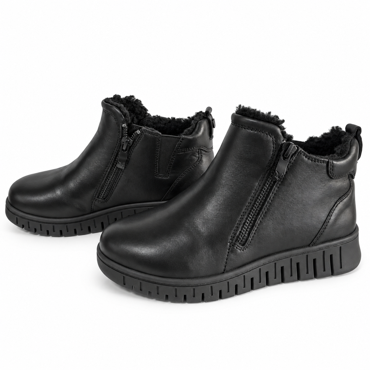 Ghete Casual Damă Caprice 26416-47 022 Negru - vedere 12/12