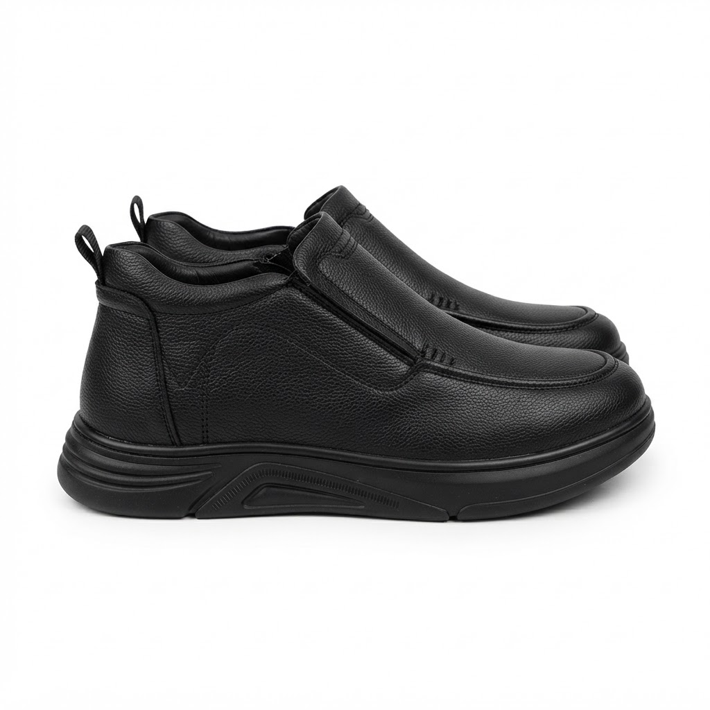 Ghete Casual Bărbați Mels M18012 Negru – vedere 11