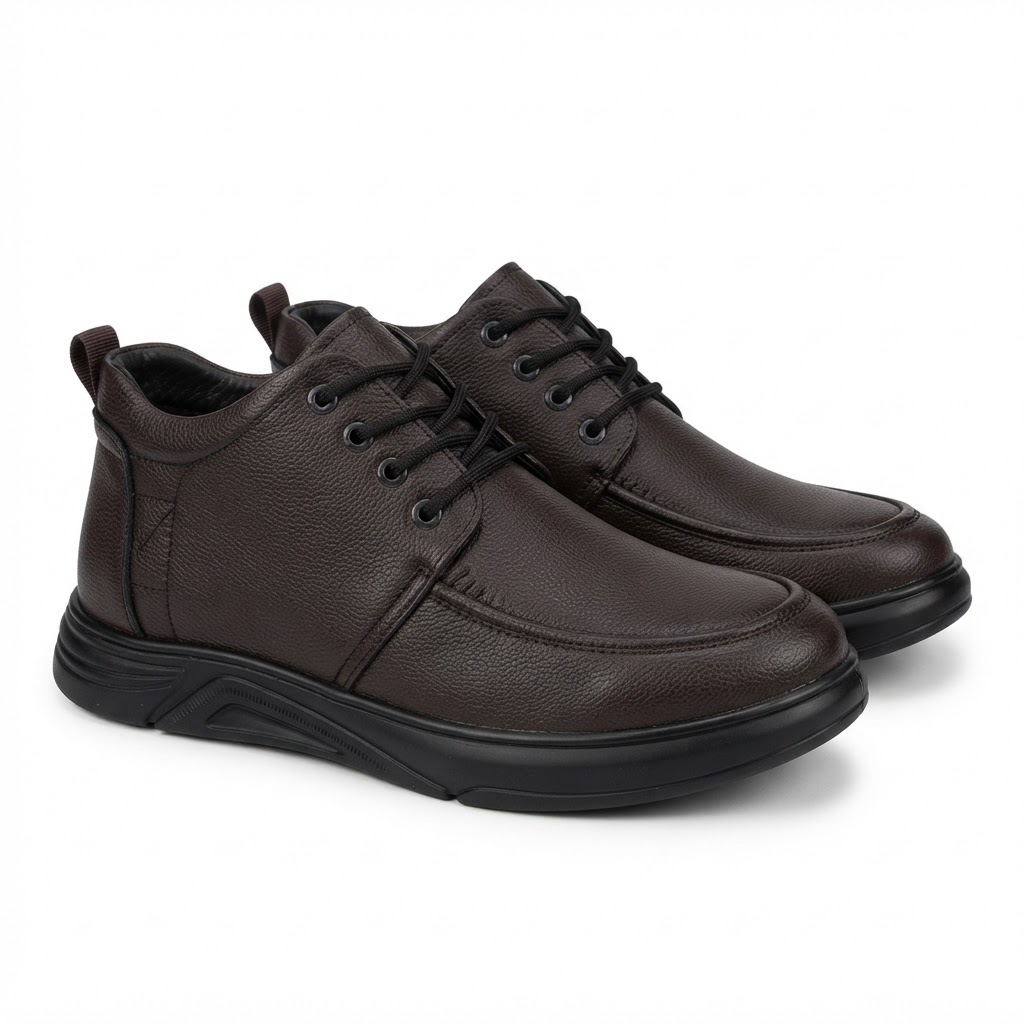 Ghete Casual Bărbați Mels M18011 Maro – vedere 11