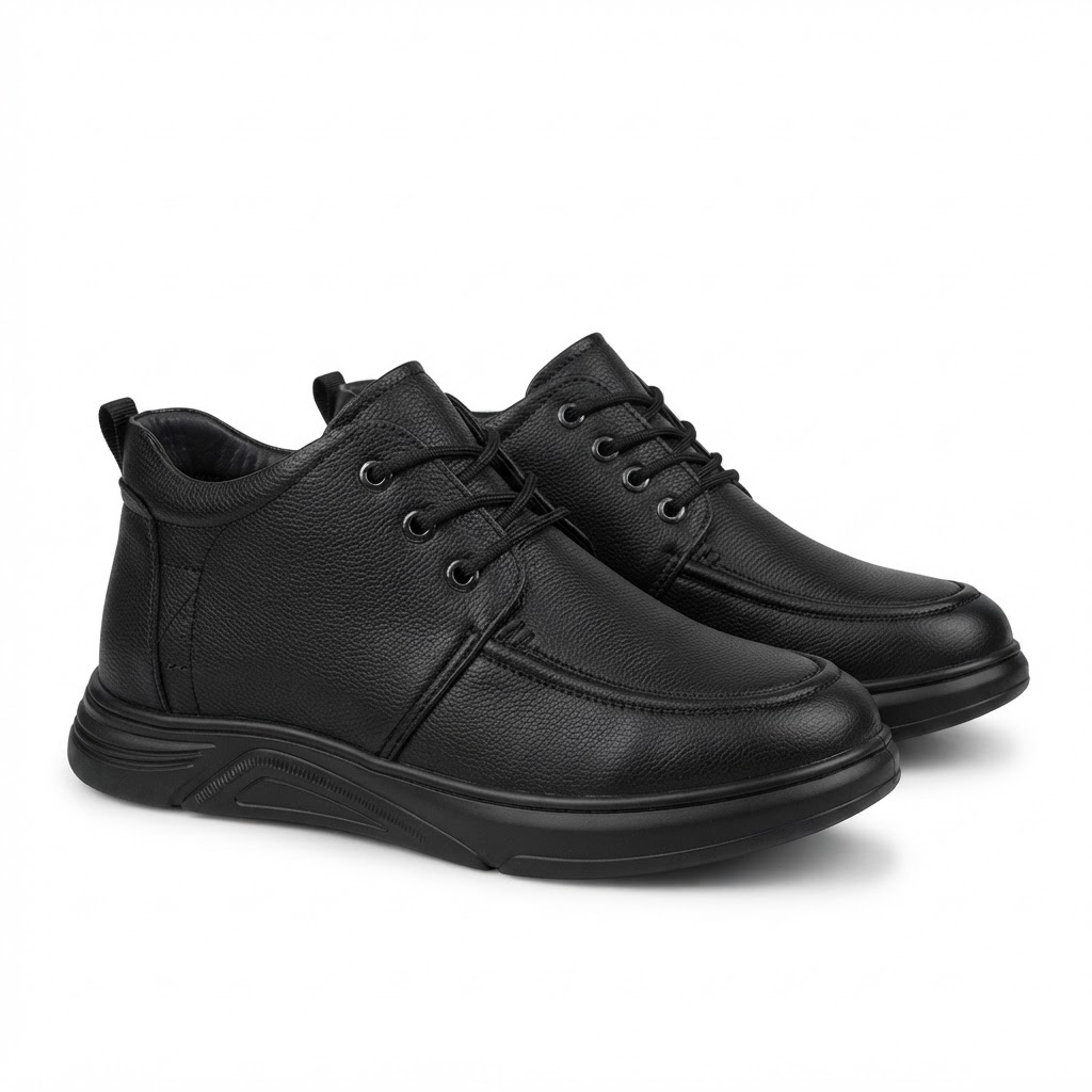 Ghete Casual Bărbați Mels M18011 Negru – vedere 11