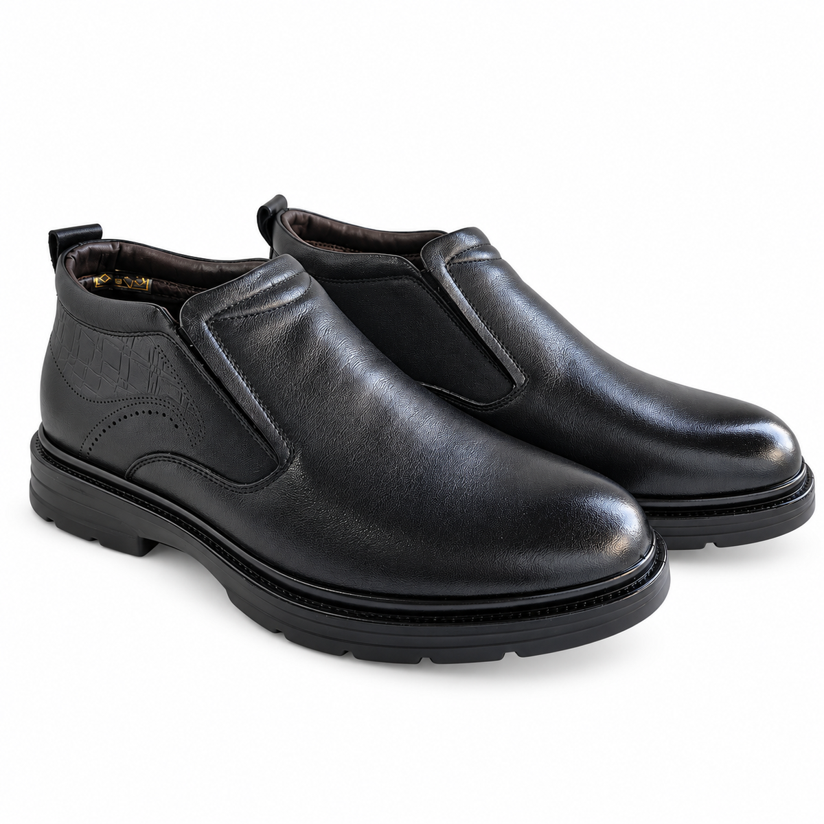GHETE CASUAL BARBATI MELS 91878-F NEGRE - vedere 12/20