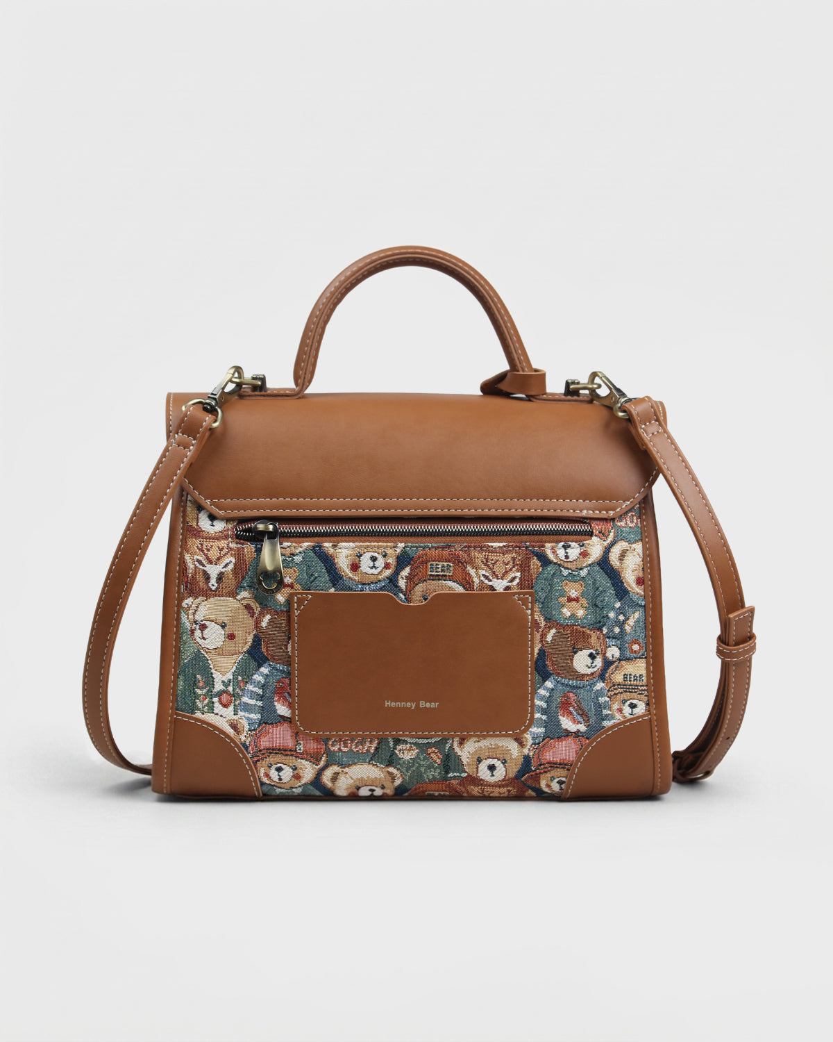 GEANTA DAMA HENNEY BEAR H-1294 EURO CITY - imagine 5