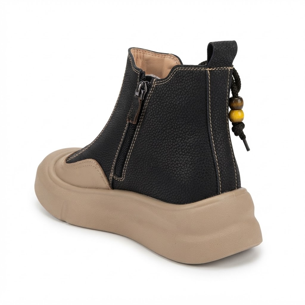 Ghete Casual Damă Franco Gerardo X5019 Negru – vedere 12