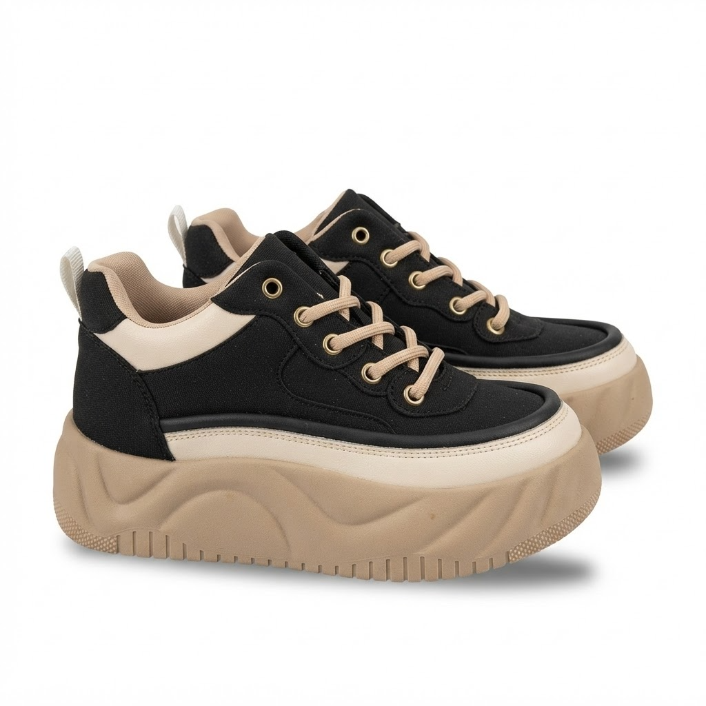 Pantofi Sport Damă Franco Gerardo 77038 Negru – vedere 12