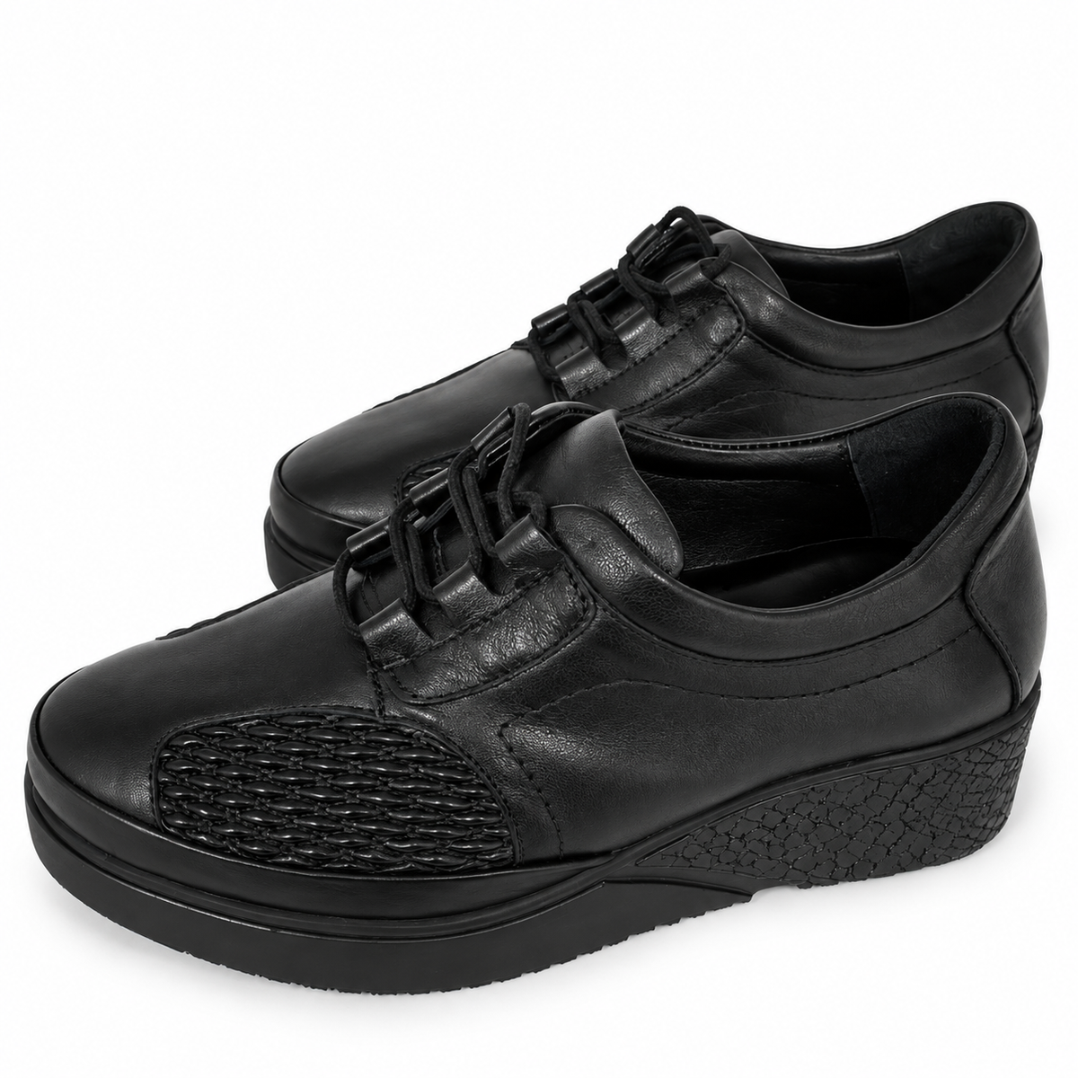 Pantofi Casual Damă Dogati 011 YN-2035 Negru – vedere 12