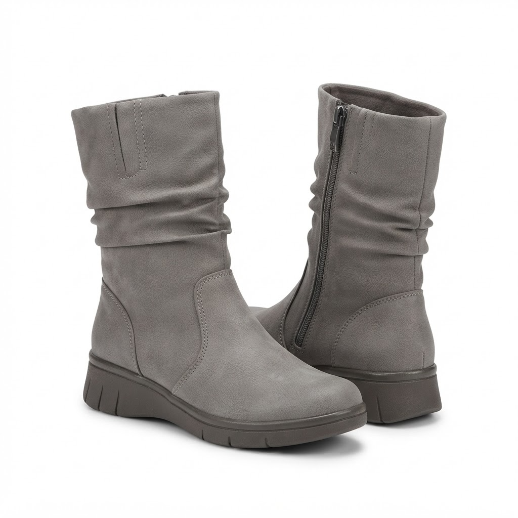 Ghete Casual Damă Caprice 26455-45 334 Taupe Nubuc – Piele Naturală – vedere 12