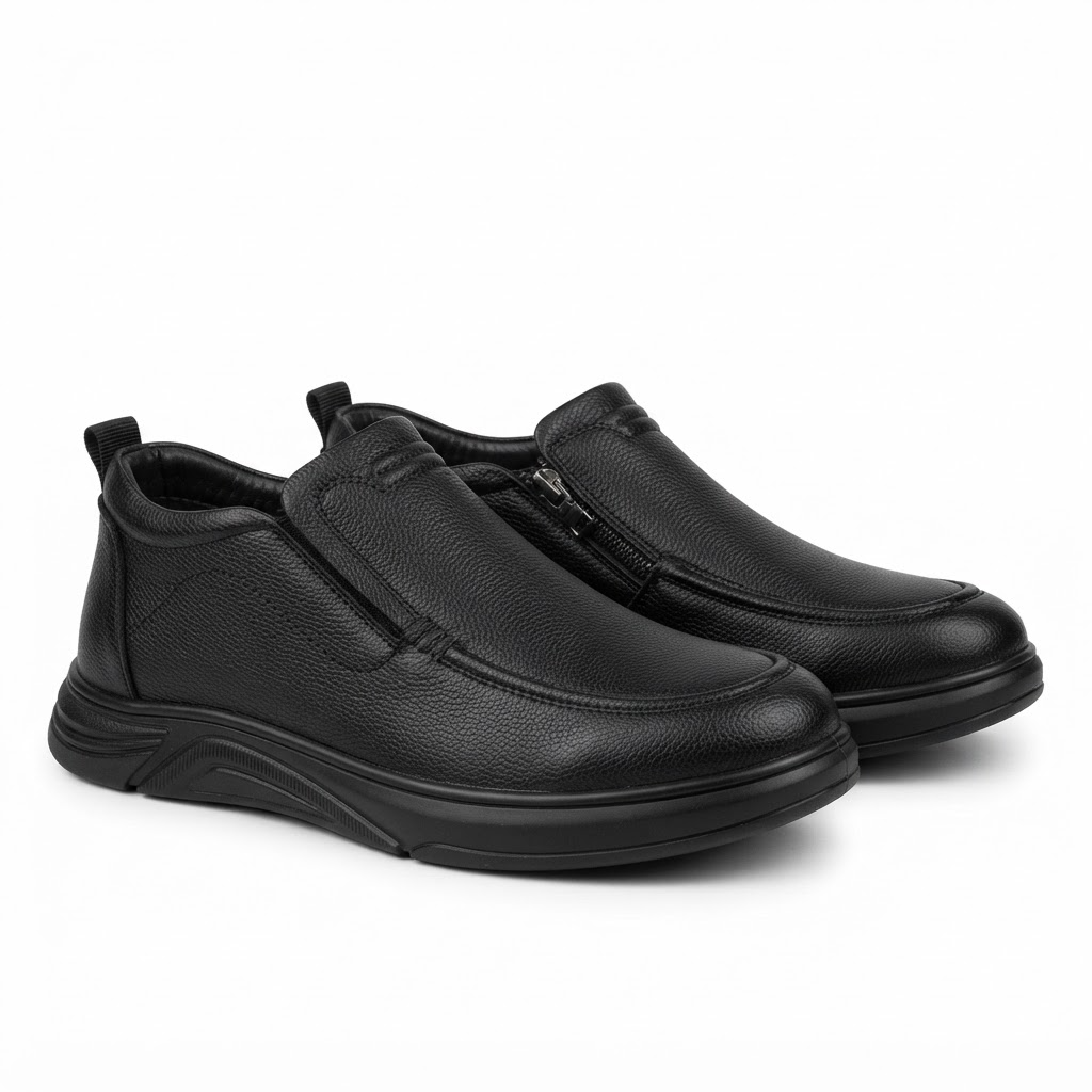 Ghete Casual Bărbați Mels M18012 Negru – vedere 12