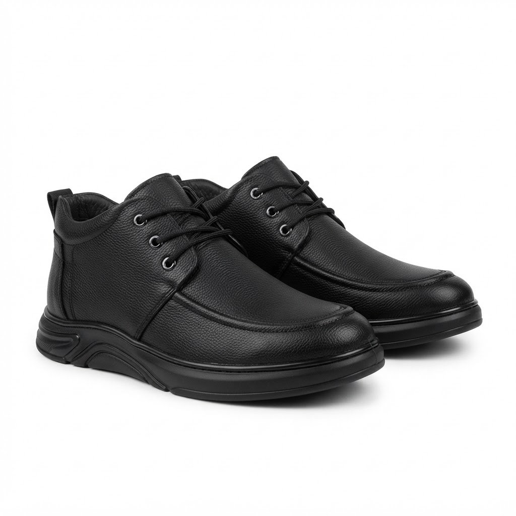 Ghete Casual Bărbați Mels M18011 Negru – vedere 12