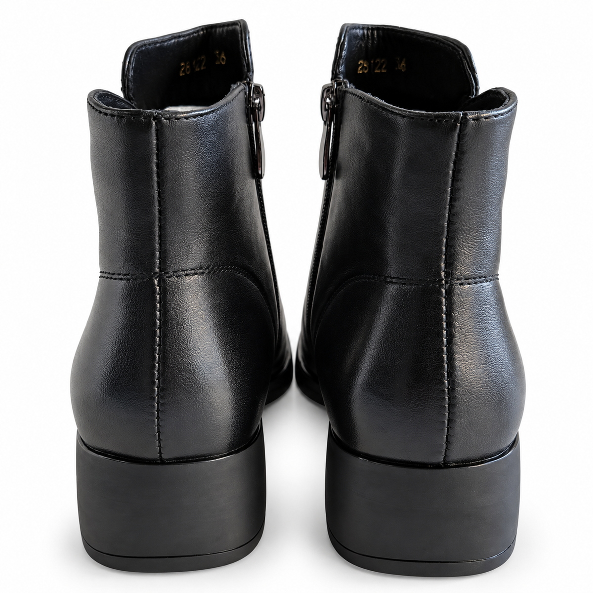 Ghete Casual Damă Formazione 26122 Negru – vedere 12