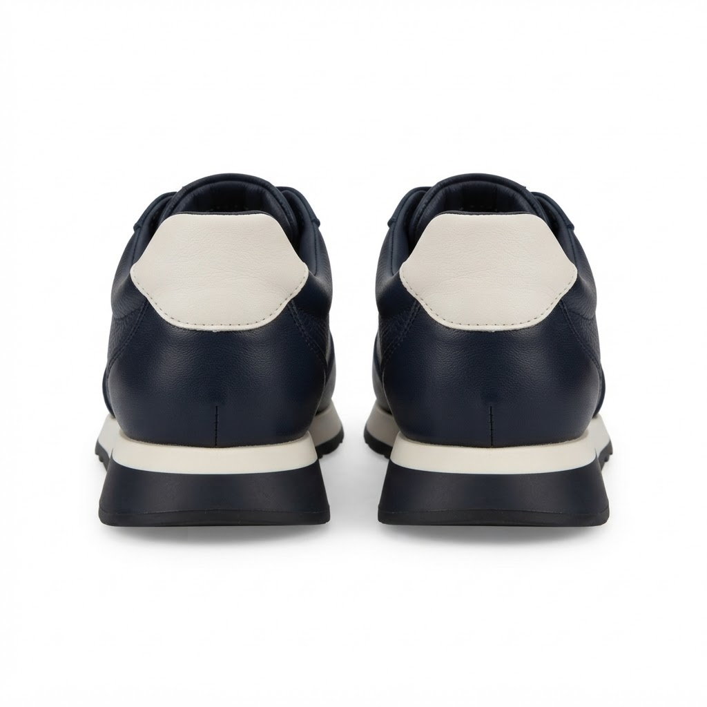 Pantofi Sport Bărbați Franco Gerardo 5327 Negru – Piele Naturală – vedere 13