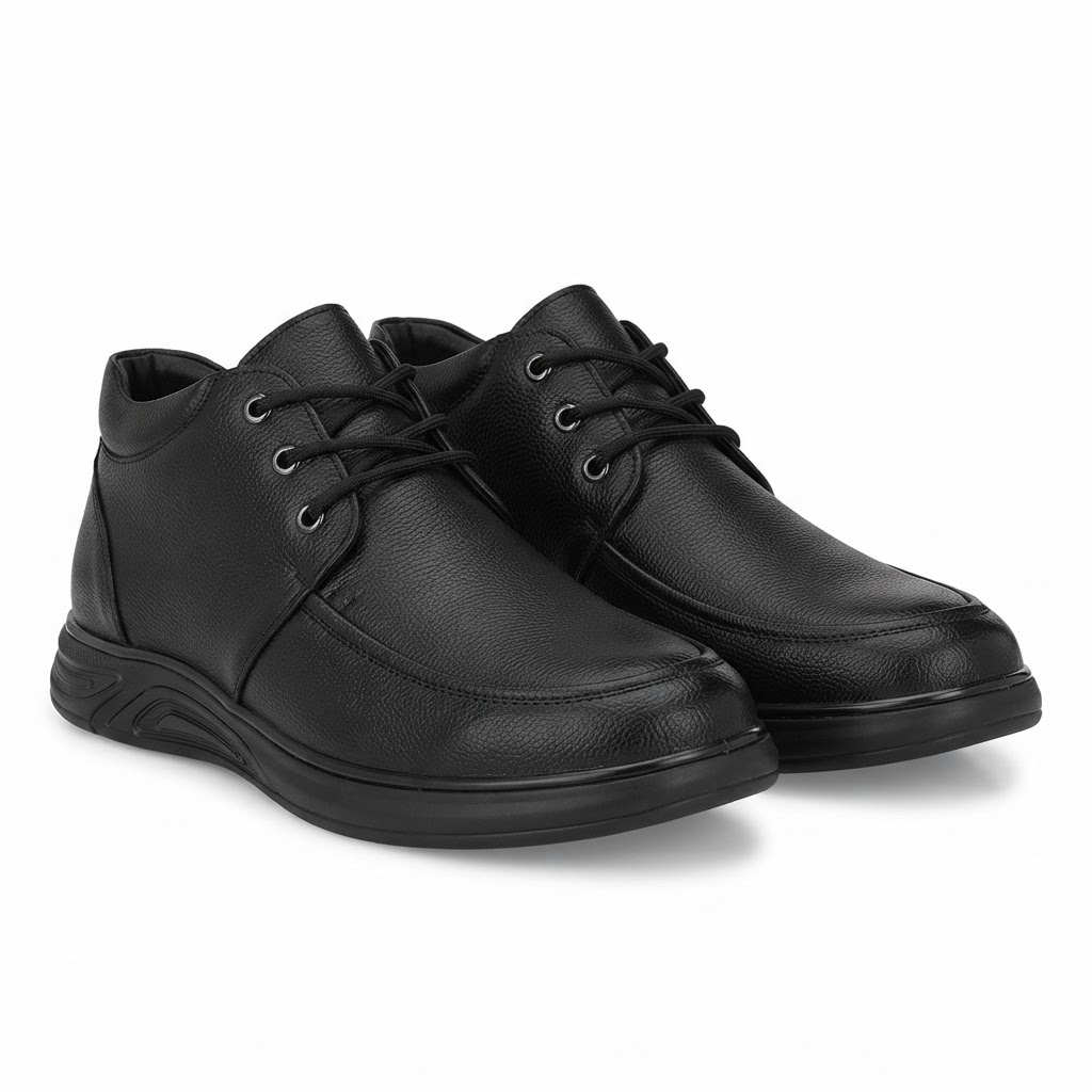 Ghete Casual Bărbați Mels M18011 Negru – vedere 13