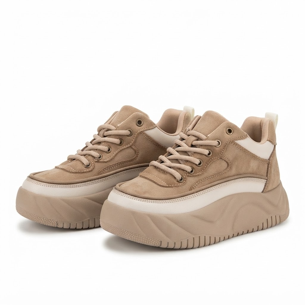 Pantofi Sport Damă Franco Gerardo 77038 Khaki – vedere 13
