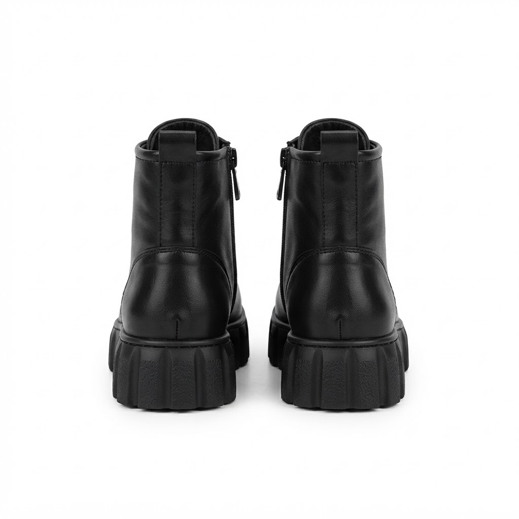 Ghete Casual Damă Bioflex 023 AE 025 Negru – Piele Naturală – vedere 13