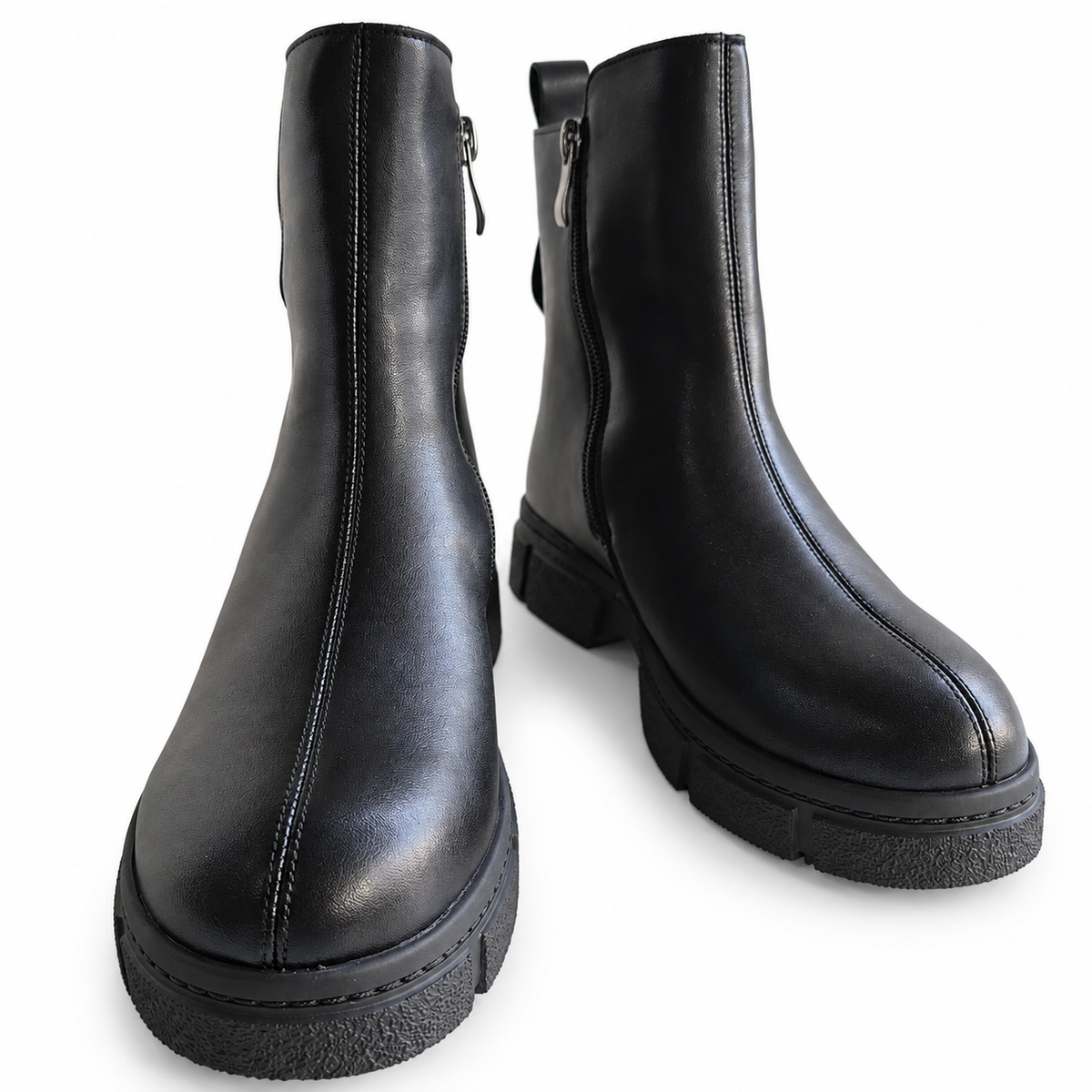 Ghete Casual Damă Formazione 87012R Negru – vedere 13