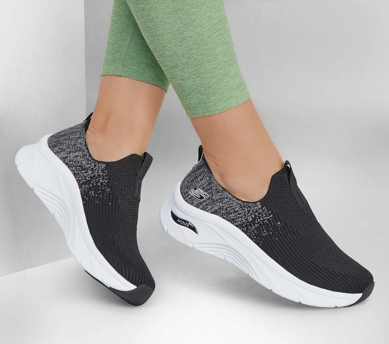 PANTOFI SPORT DAMA SKECHERS 149684 BLK - imagine 2