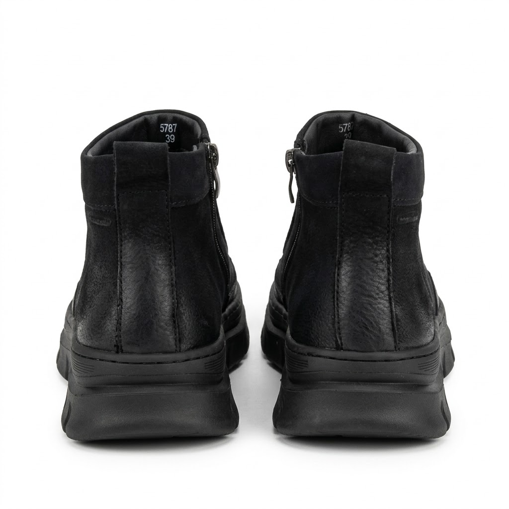 Ghete Casual Bărbați Franco Gerardo 5787 Negru – vedere 14