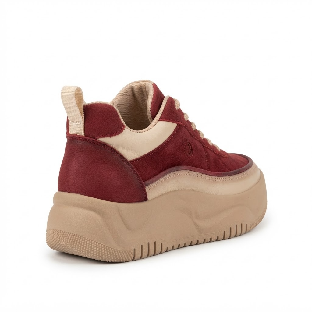 Pantofi Sport Damă Franco Gerardo 77038 Roșu – vedere 14
