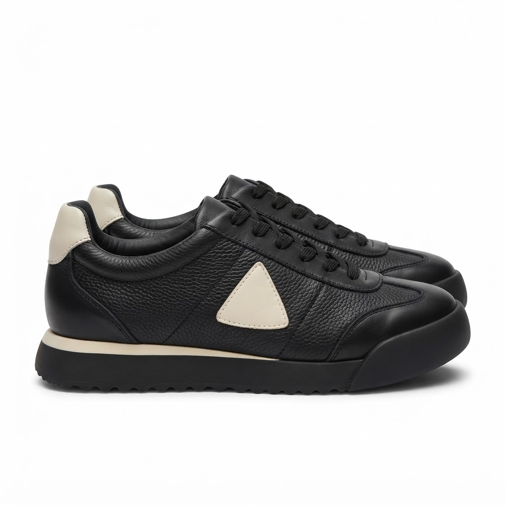 Pantofi Sport Bărbați Franco Gerardo 5327 Negru – Piele Naturală – vedere 14