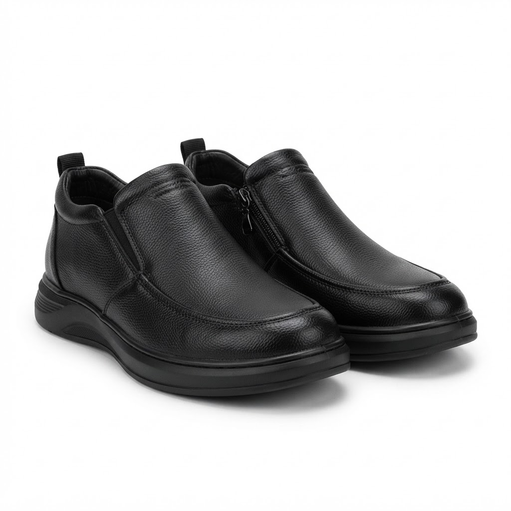 Ghete Casual Bărbați Mels M18012 Negru – vedere 14