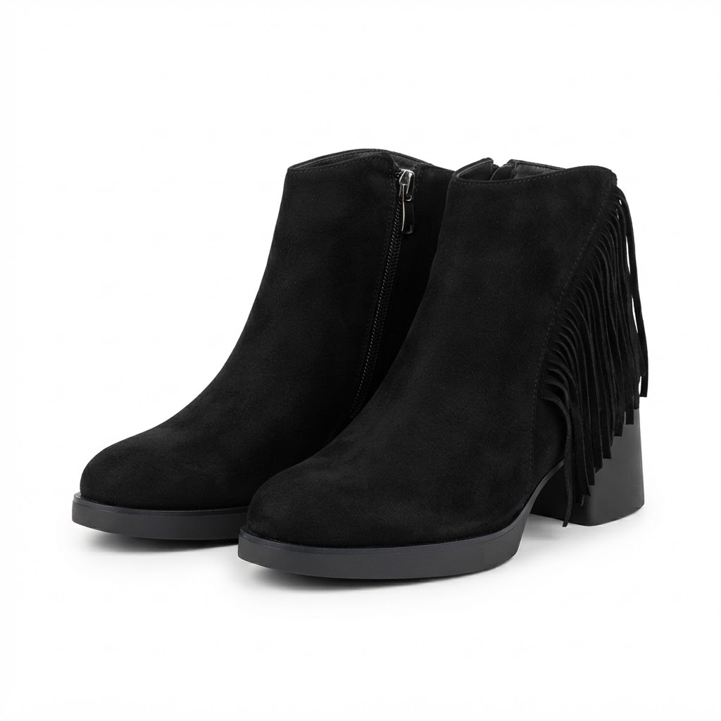 Ghete Casual Damă Formazione 963-5 Negru – vedere 14