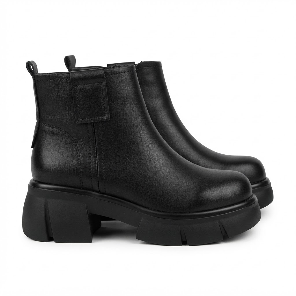 Ghete Casual Damă Formazione 9257 Negru – vedere 14