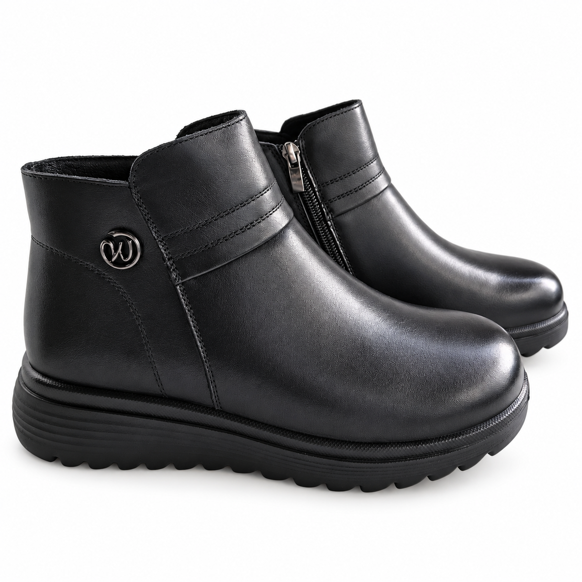 Ghete Casual Damă Formazione M8601 Negru - vedere 15/22