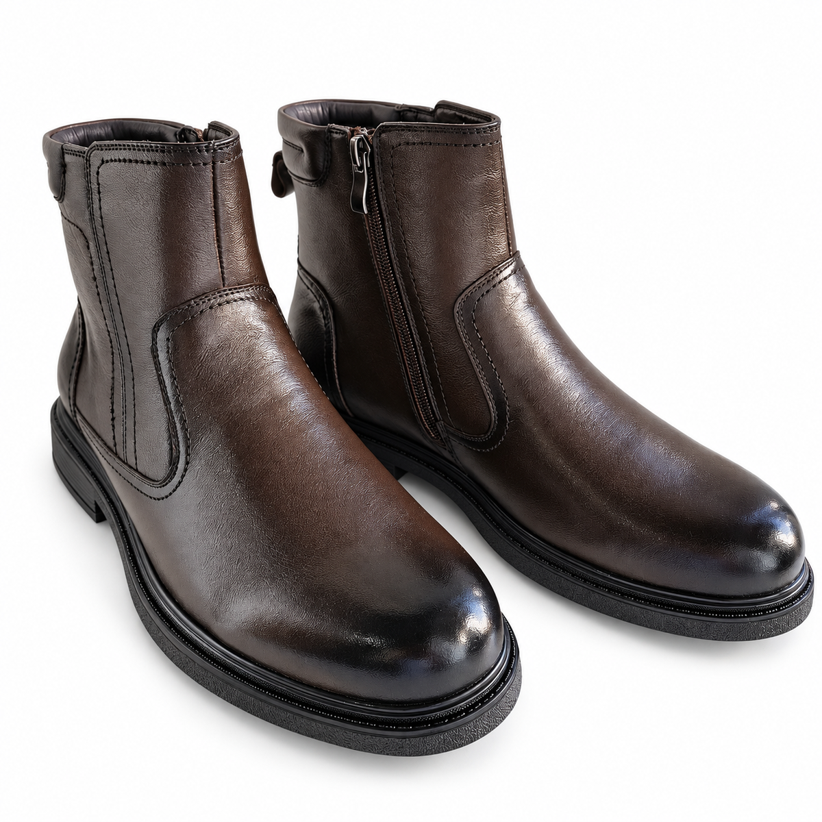 Ghete Casual Bărbați Eldemas F24780020-1 Maro – vedere 14