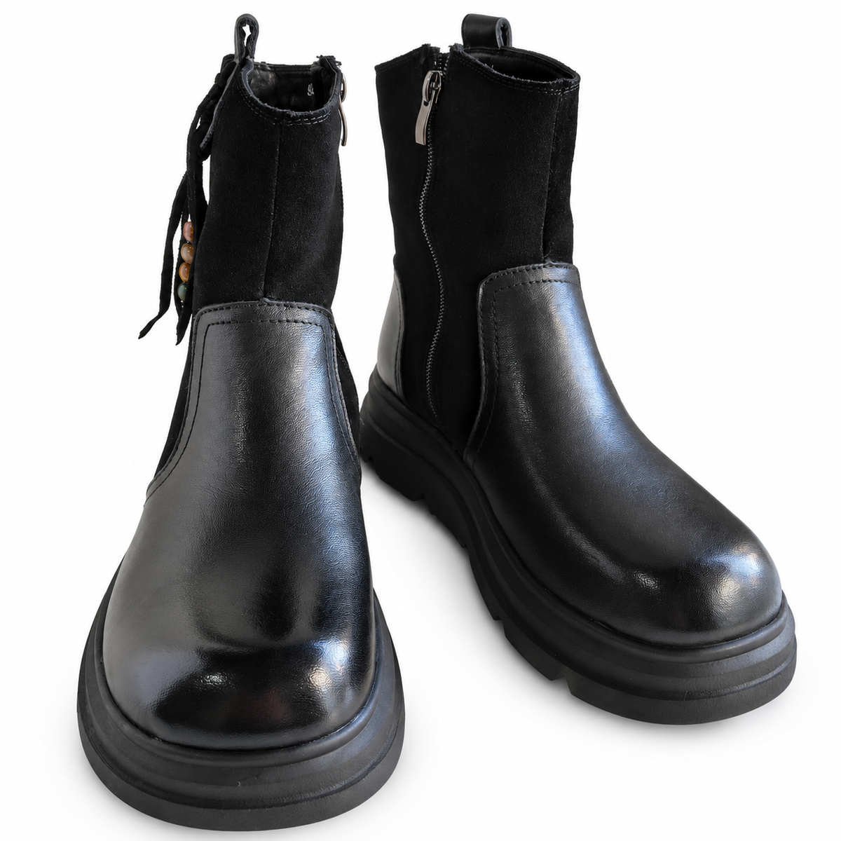 Ghete Casual Damă Formazione 99312 Negru – vedere 14