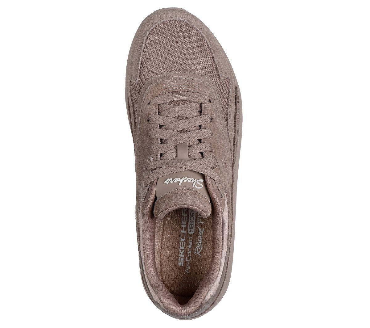 Pantofi Sport Damă Skechers 158590 Taupe velur - imagine 4