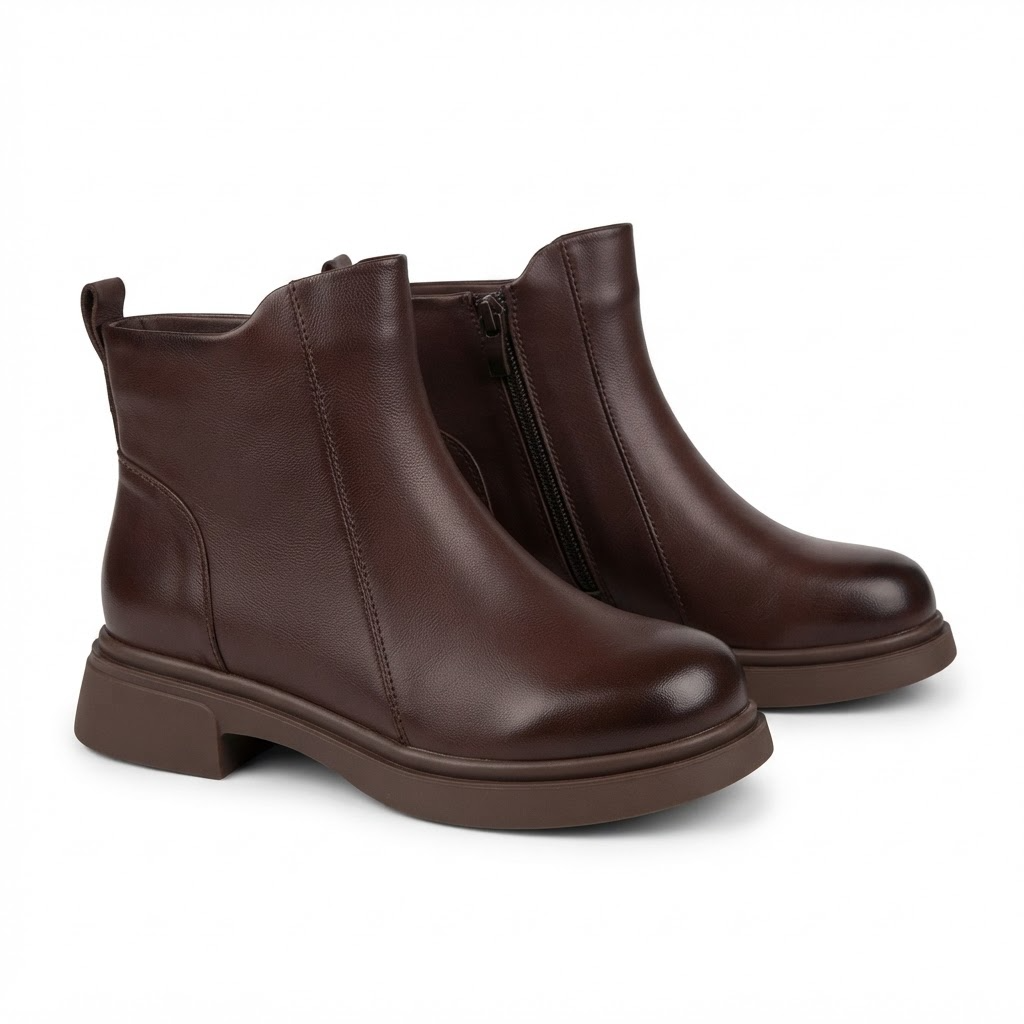 Ghete Casual Damă Formazione M5295 Maro – vedere 15