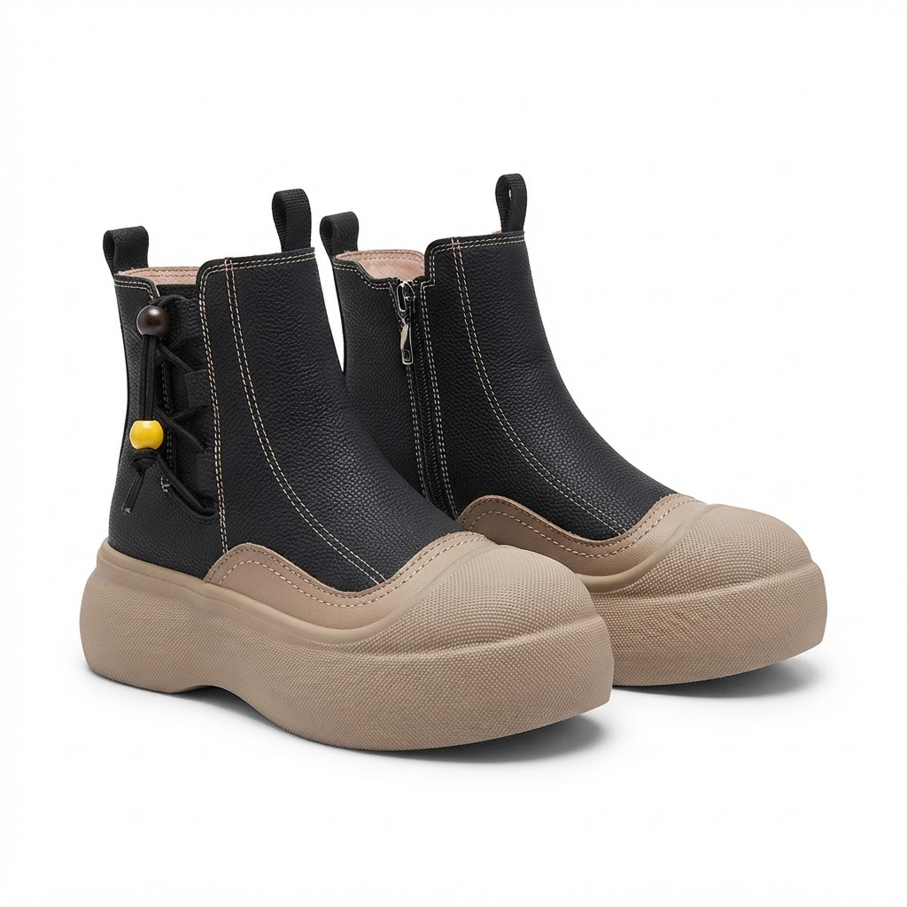 Ghete Casual Damă Franco Gerardo X5019 Negru – vedere 15