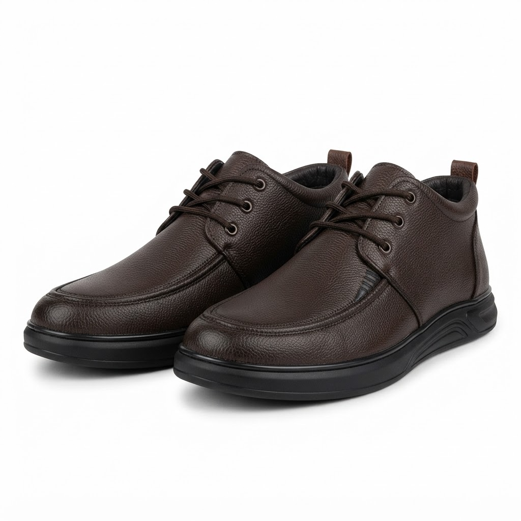 Ghete Casual Bărbați Mels M18011 Maro – vedere 15