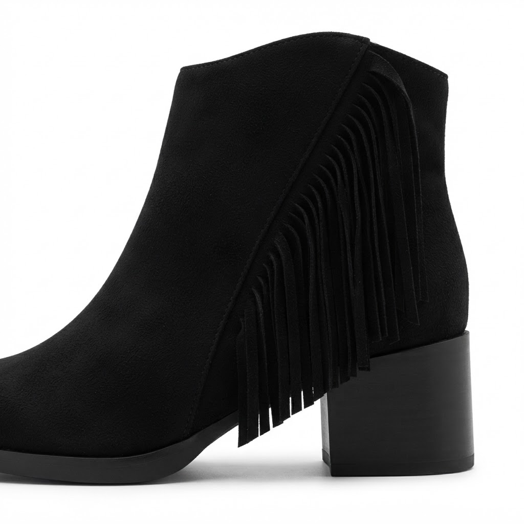 Ghete Casual Damă Formazione 963-5 Negru – vedere 15