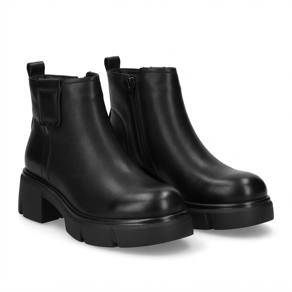 Ghete Casual Damă Formazione 9257 Negru – vedere 15