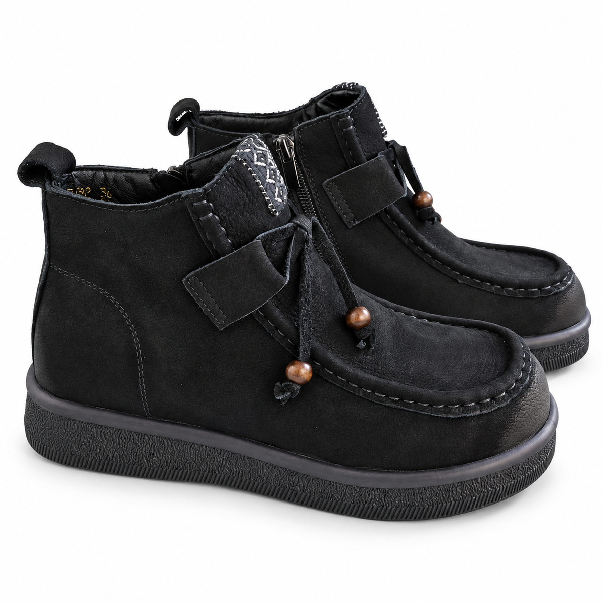 Ghete Casual Damă Franco Gerardo 5782 Negru - vedere 16/25