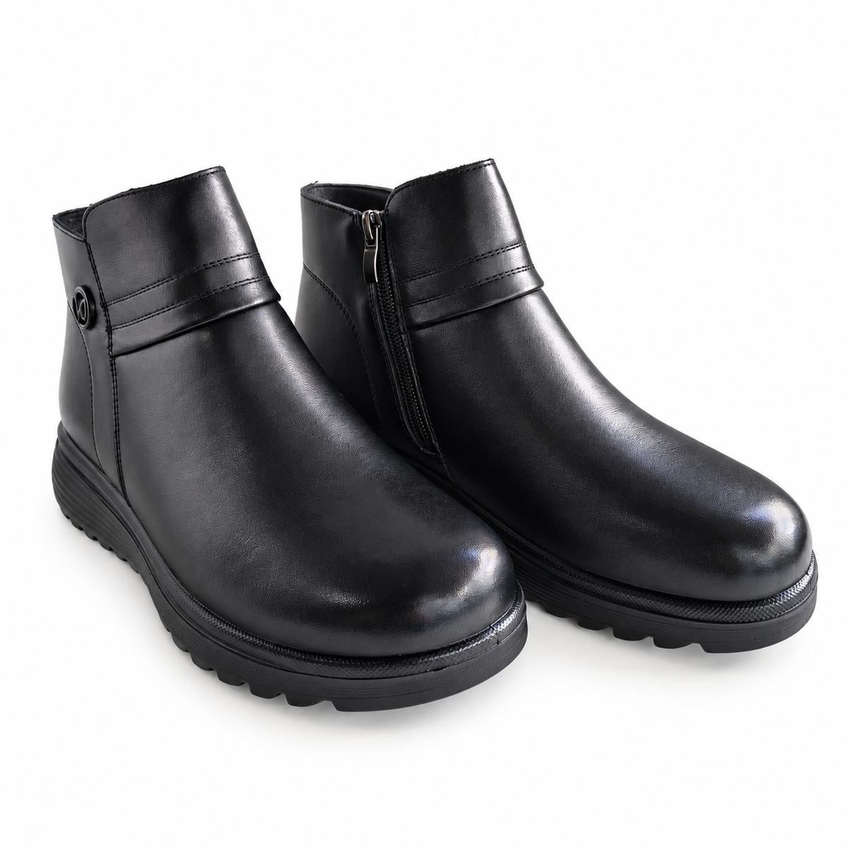 Ghete Casual Damă Formazione M8601 Negru - vedere 16/22