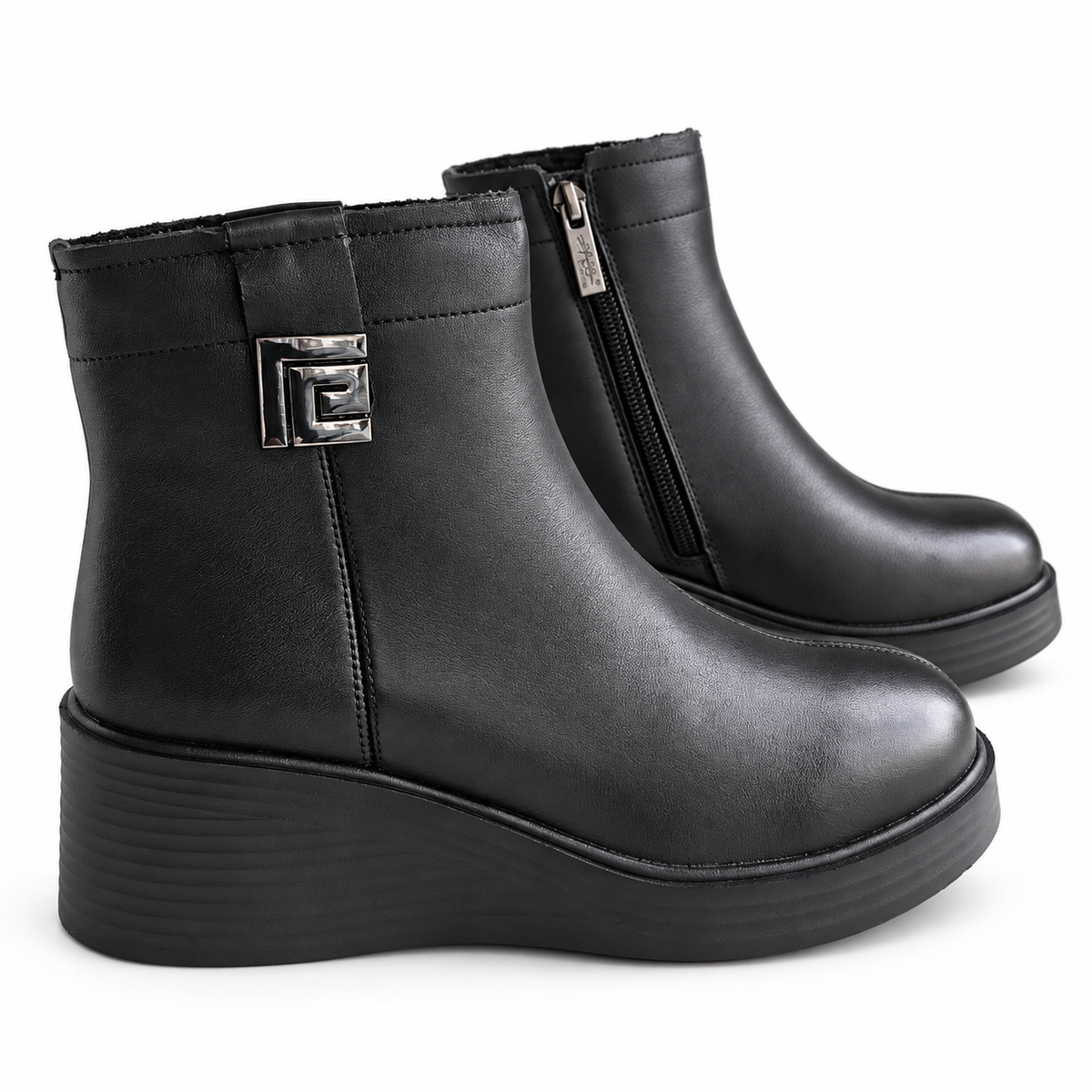 Ghete Casual Damă Pass 990008A Negru – vedere 15