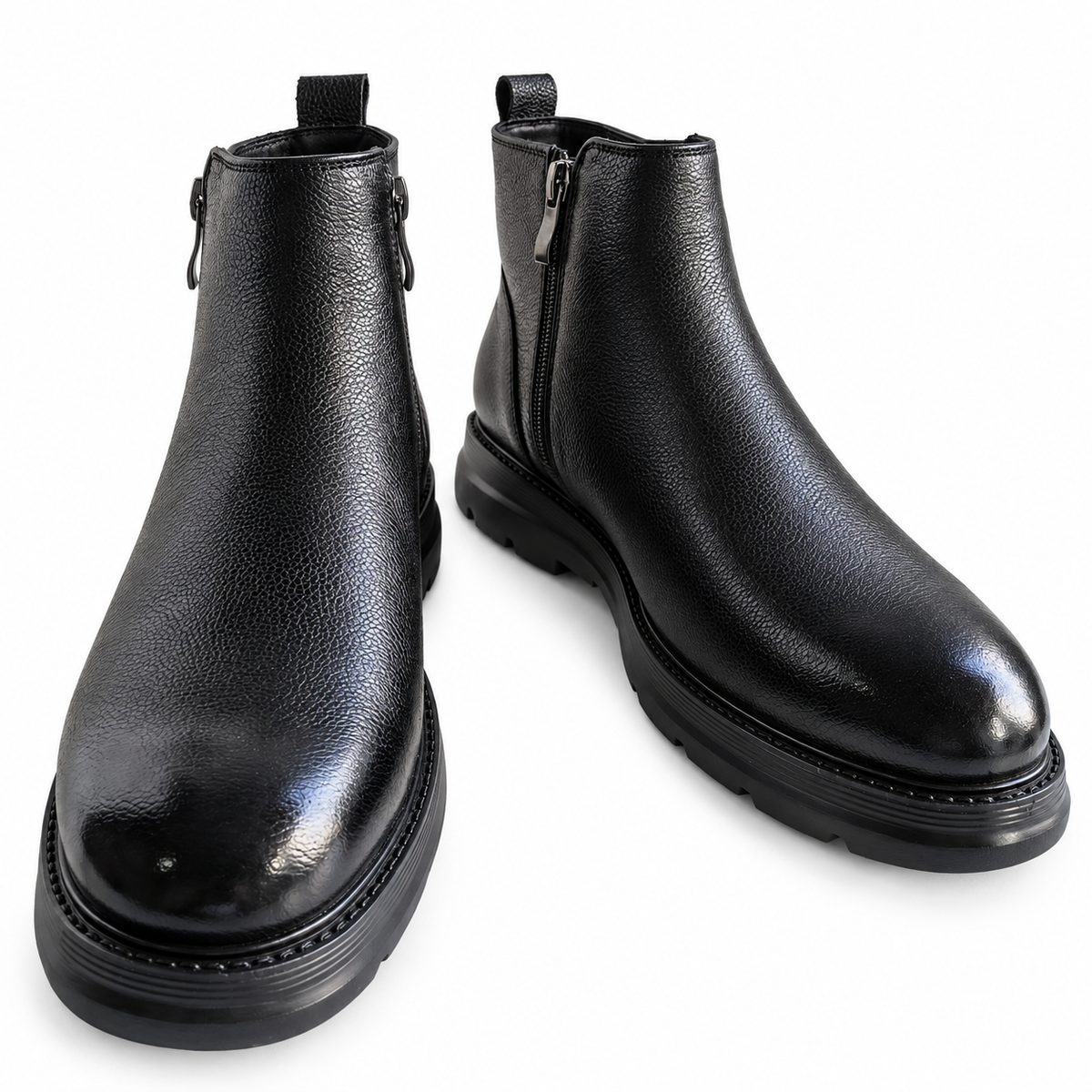 Ghete Casual Bărbați Eldemas Z190360-1 Negru – vedere 15
