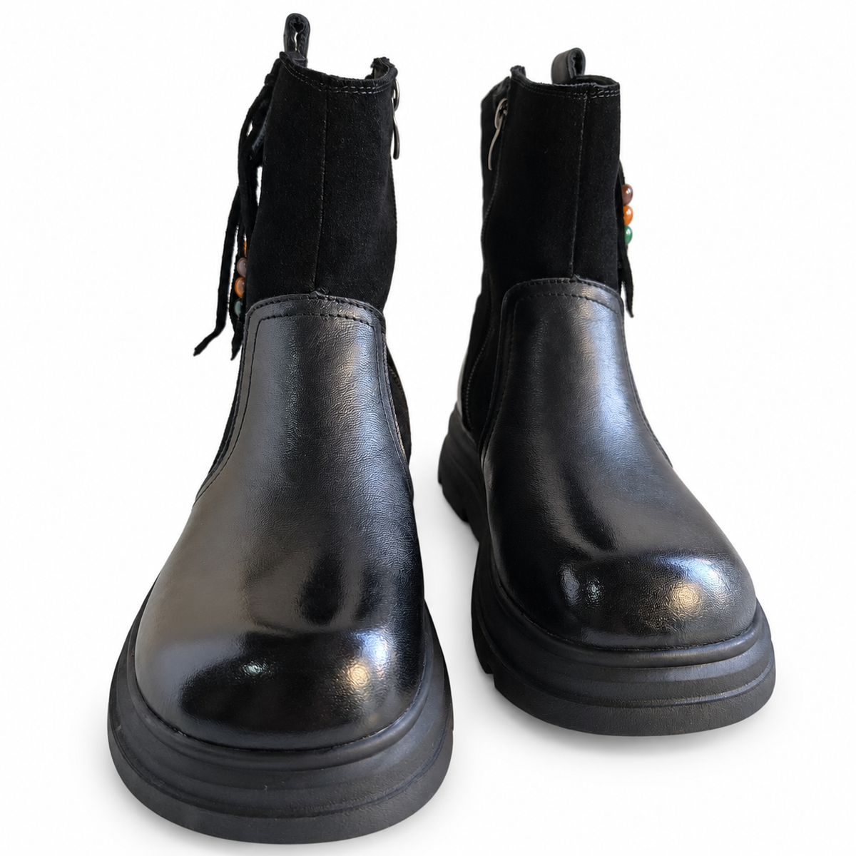 Ghete Casual Damă Formazione 99312 Negru – vedere 15