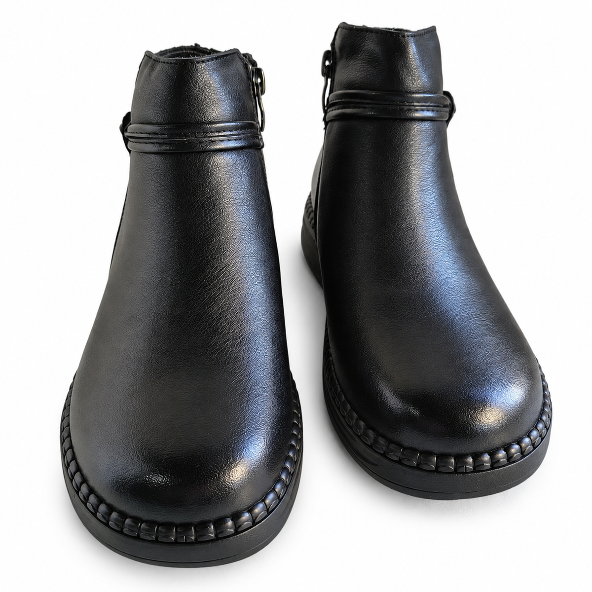 Ghete Casual Damă Formazione 2587 Negru – vedere 15
