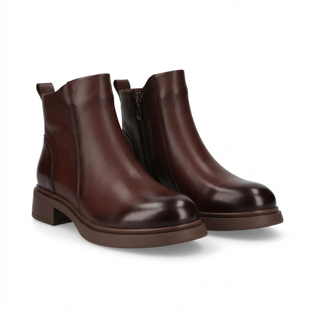 Ghete Casual Damă Formazione M5295 Maro – vedere 16