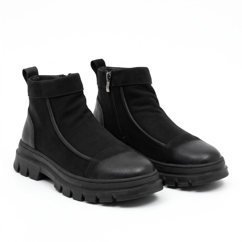 Ghete Casual Bărbați Franco Gerardo 5787 Negru – vedere 16
