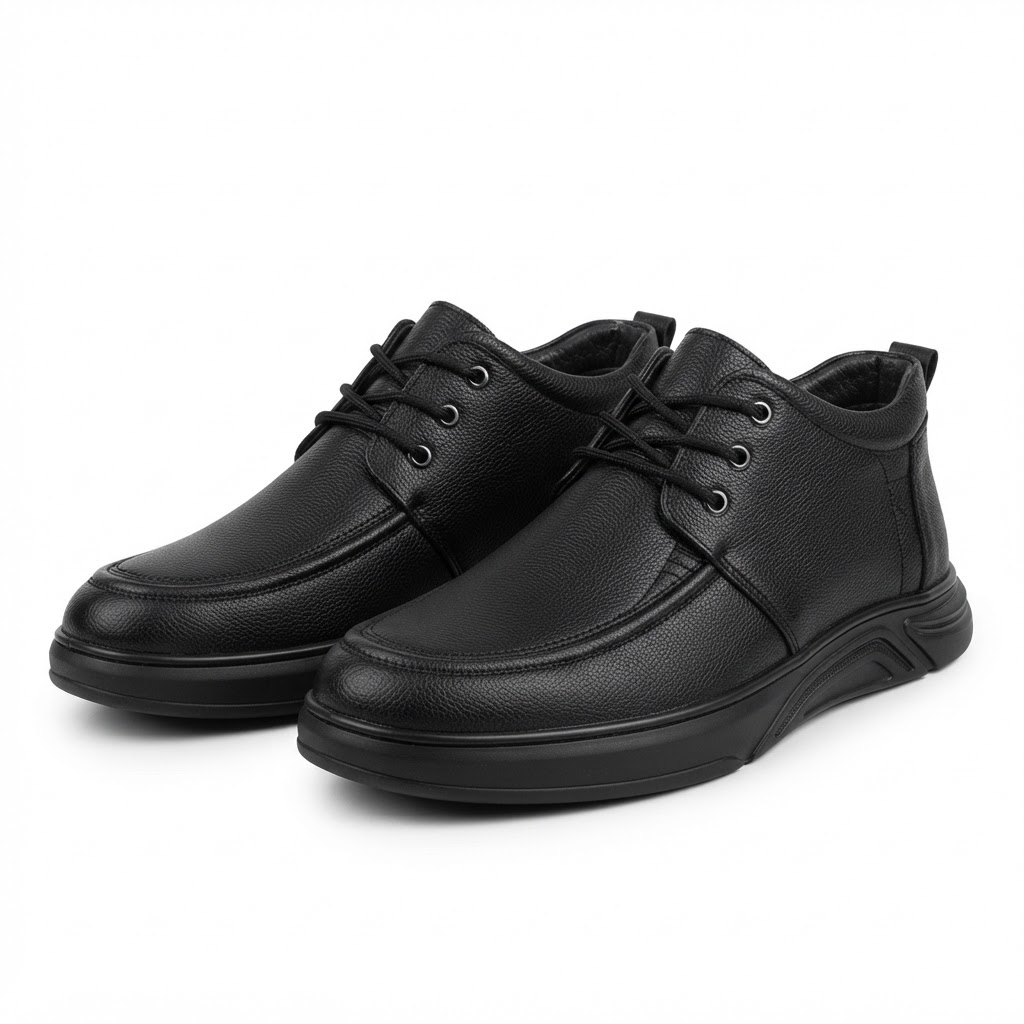 Ghete Casual Bărbați Mels M18011 Negru – vedere 16