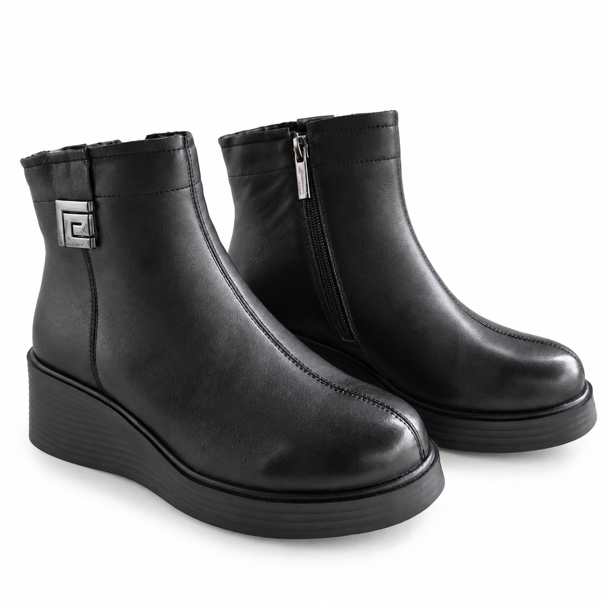 Ghete Casual Damă Pass 990008A Negru – vedere 16