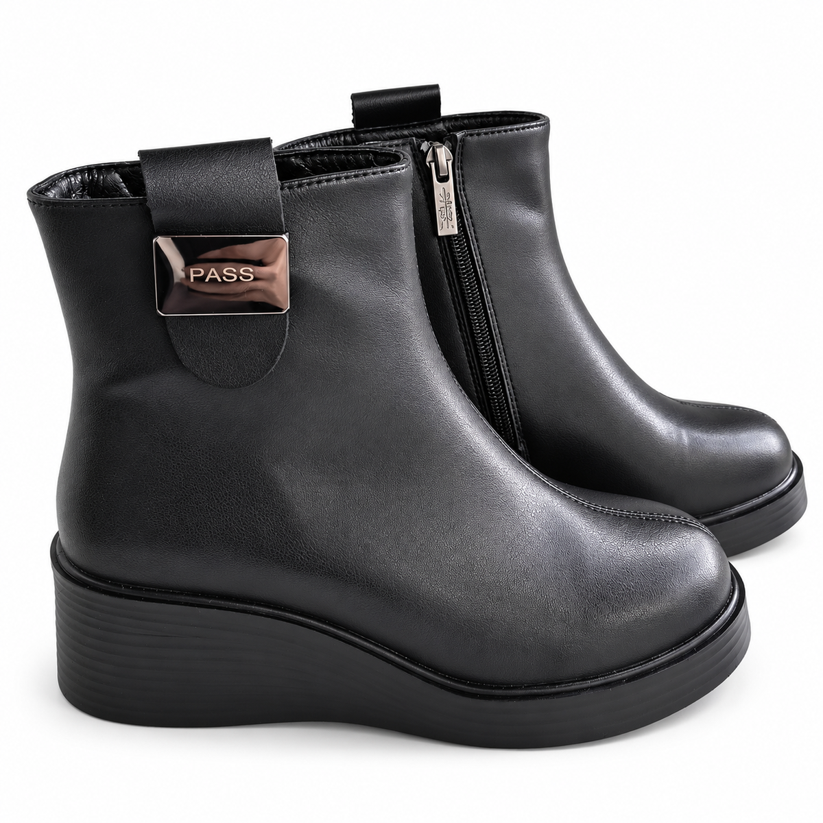 Ghete Casual Damă Pass WB90001A Negru - vedere 17/23