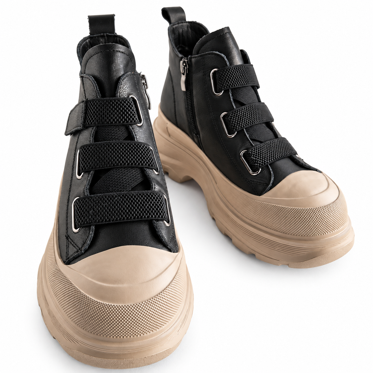 Ghete Casual Damă Franco Gerardo 66082 Negru – vedere 16
