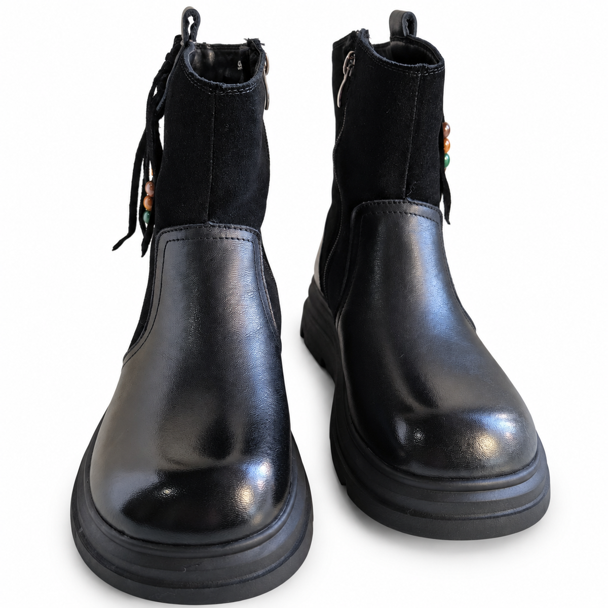 Ghete Casual Damă Formazione 99312 Negru – vedere 16