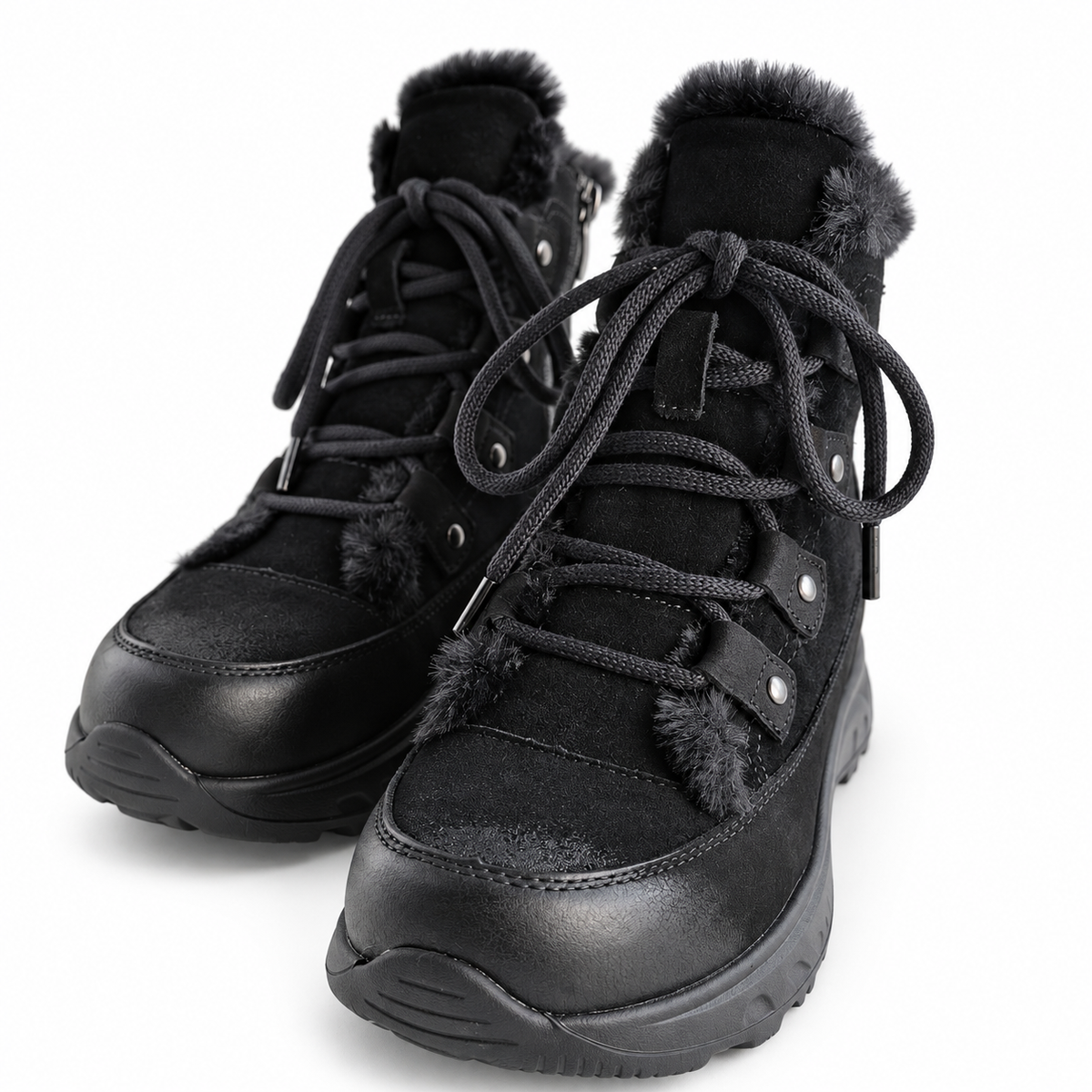 Ghete Casual Damă Franco Gerardo 3602 Negru – vedere 16