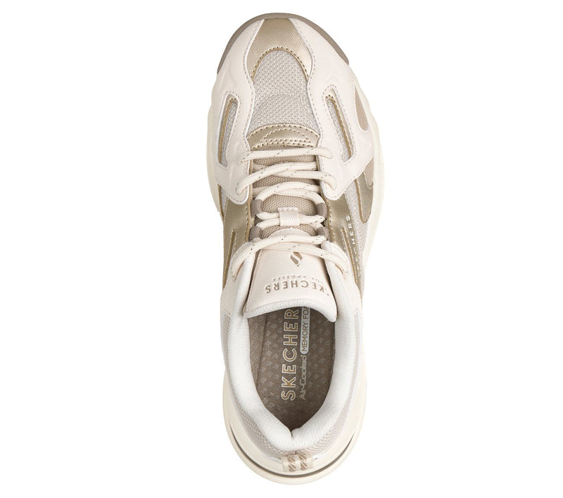 Pantofi Sport Damă Skechers 177617 Șampanie - imagine 4