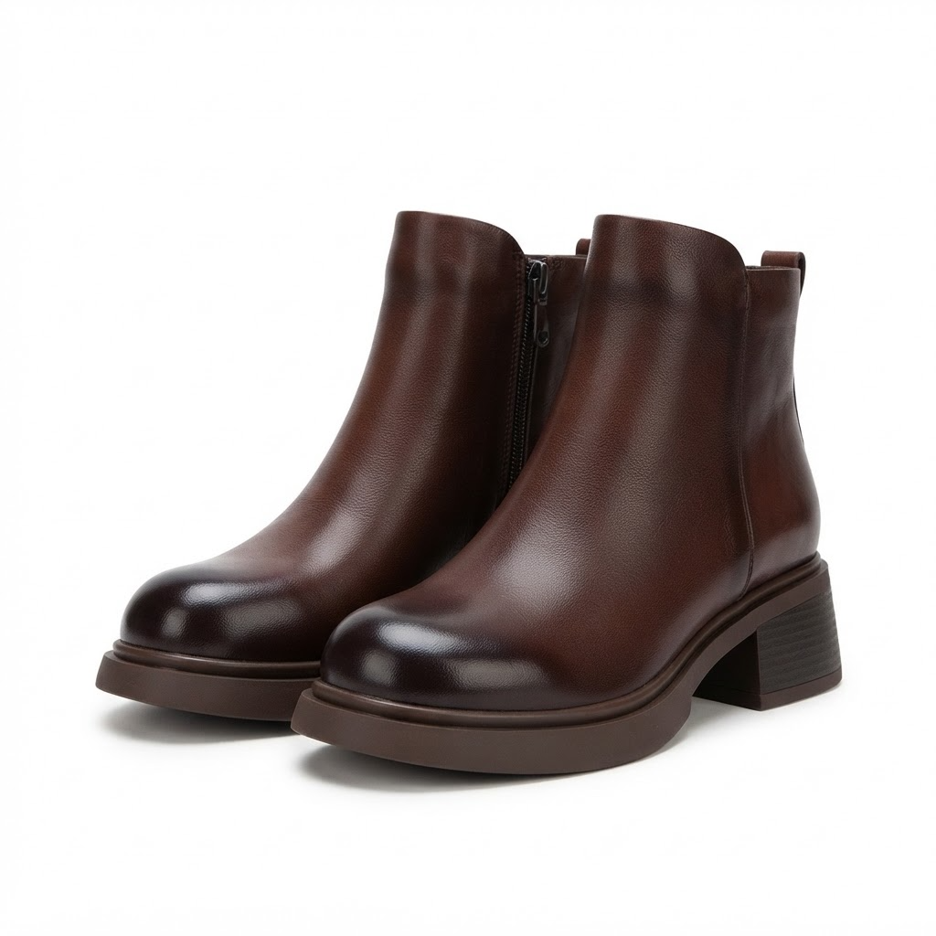Ghete Casual Damă Formazione M5295 Maro – vedere 17